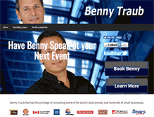 Tablet Screenshot of bennytraub.com